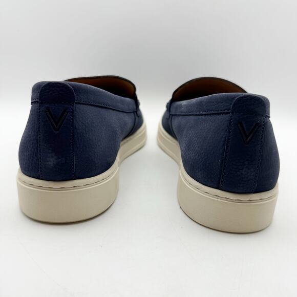 Vionic Mens Thompson Loafers US 11.5 M EU 44.5 Navy Blue Suede NIB main image 7